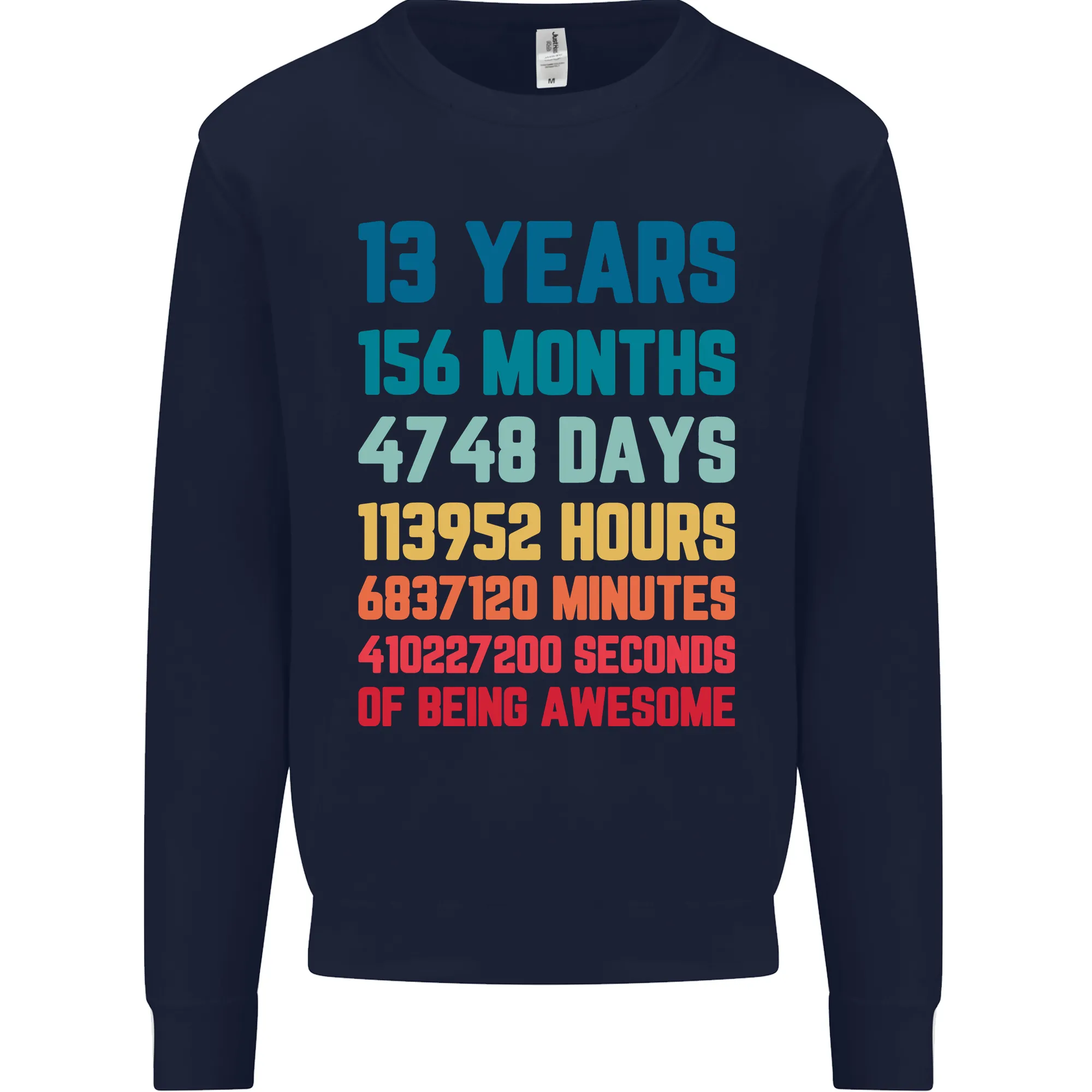 13th Birthday 13 Year Old Kids Sweatshirt Jumper