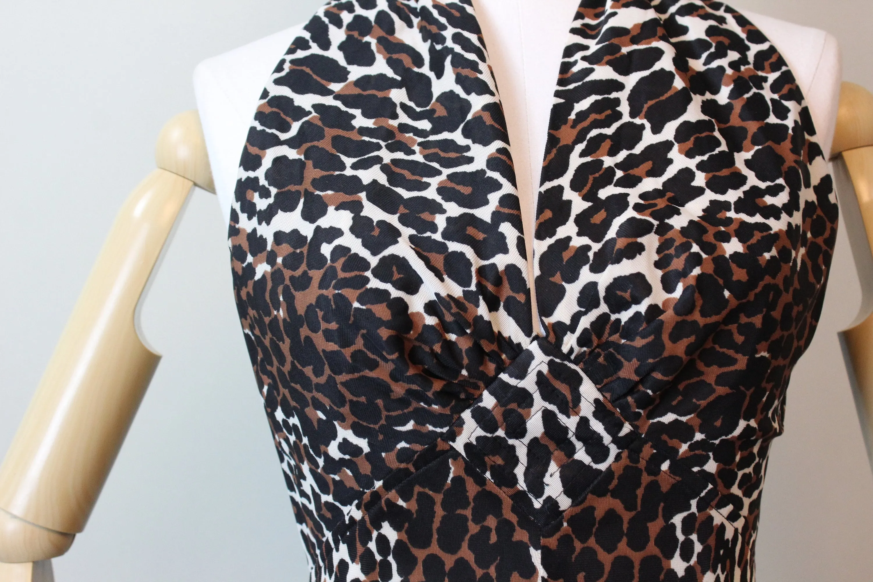 1960s LEOPARD print jumpsuit small | new spring