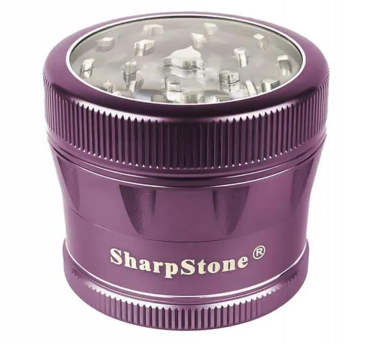 2.50 in Sharpstone 2.0 V2 4pc Clear Top Grinder