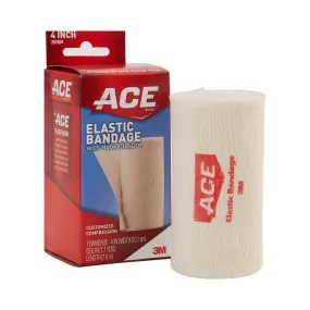 3M™ Ace™ Single Hook and Loop Closure Elastic Bandage, 4 Inch Width, 1 Case of 72