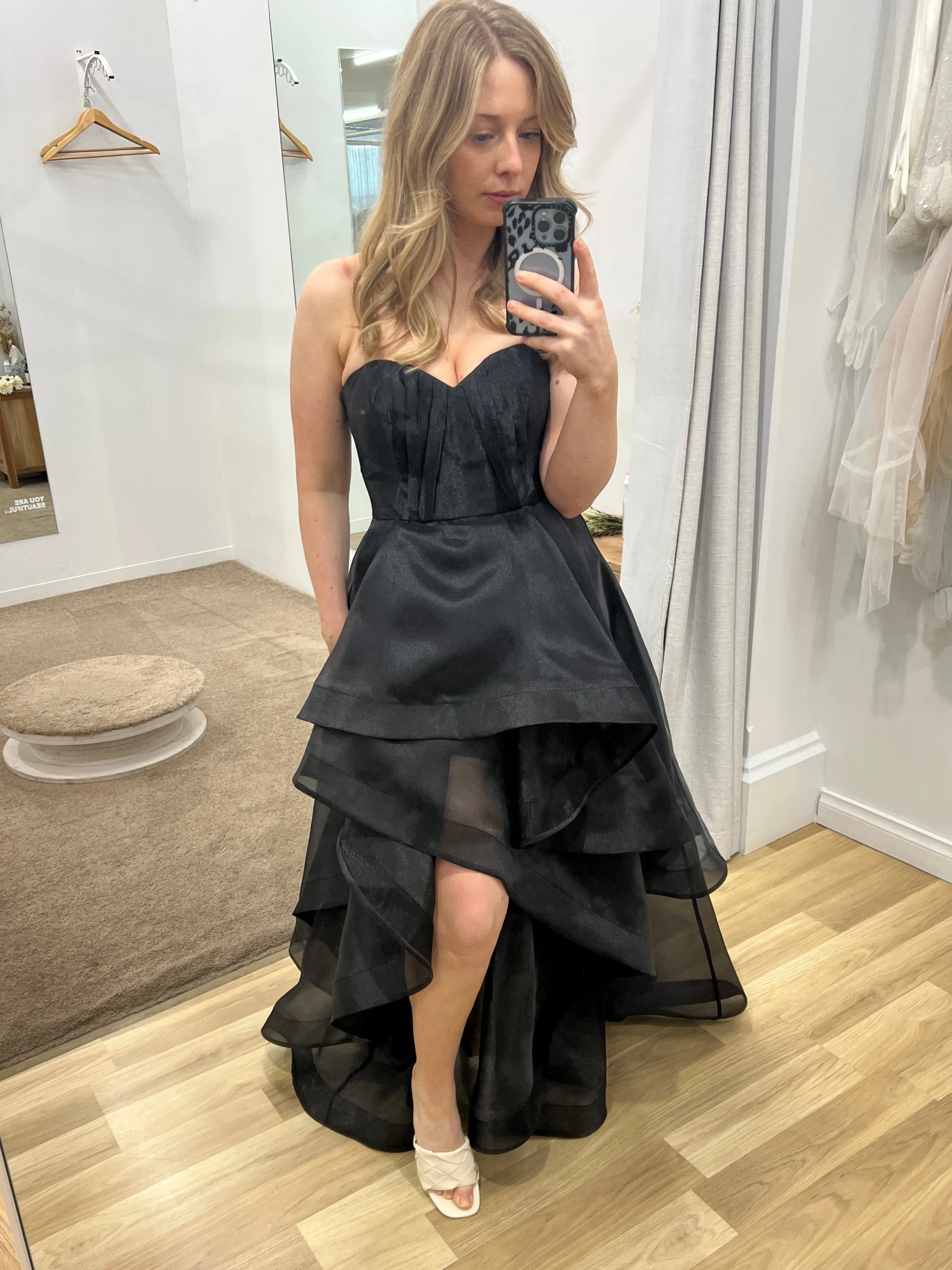 Adelaide Strapless Hi Lo Gown