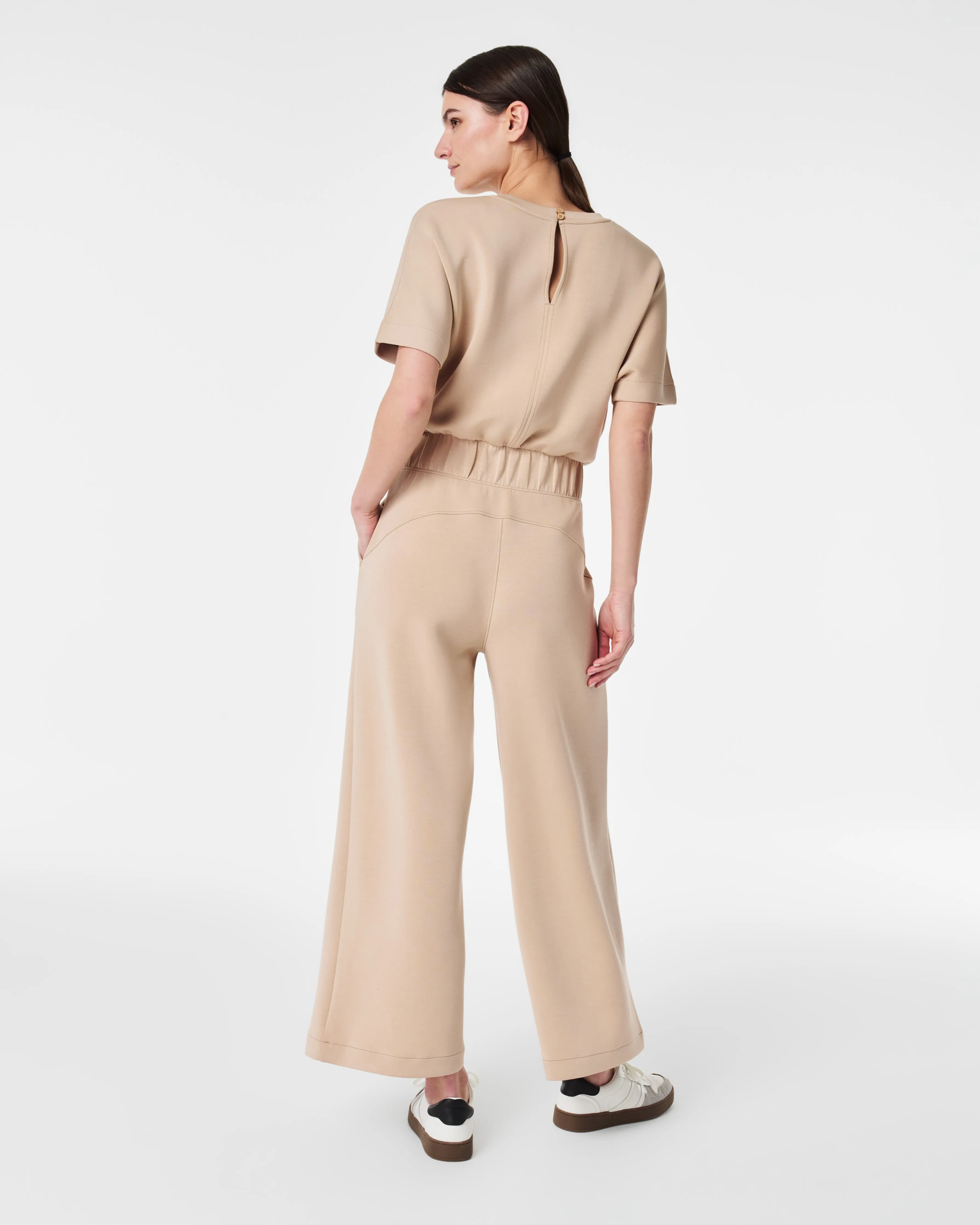 AirEssentials Cropped Wide-Leg Jumpsuit