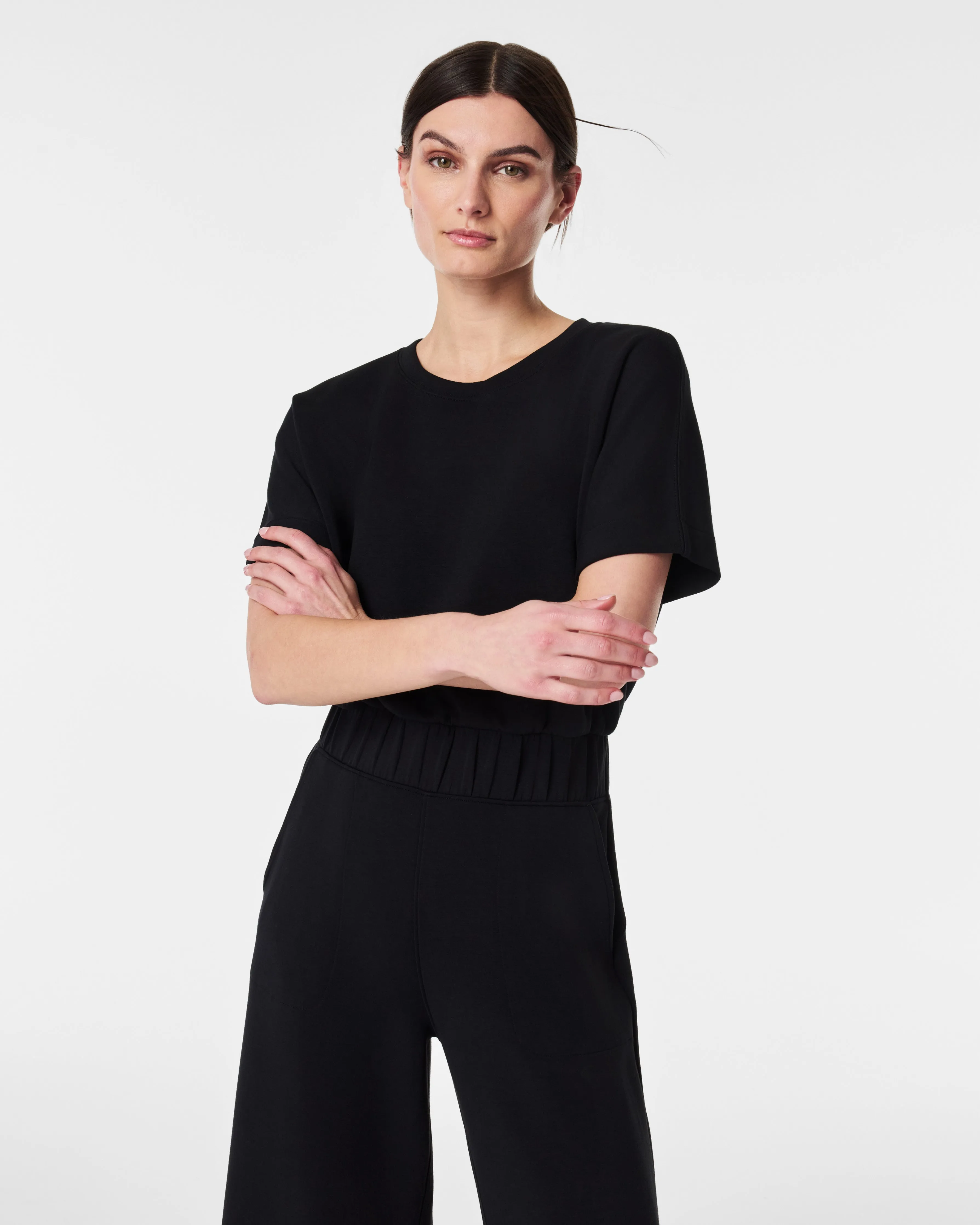 AirEssentials Cropped Wide-Leg Jumpsuit