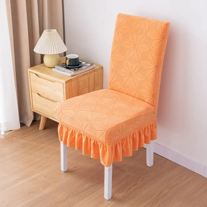 All-season Universal Chair Cover Short Skirt