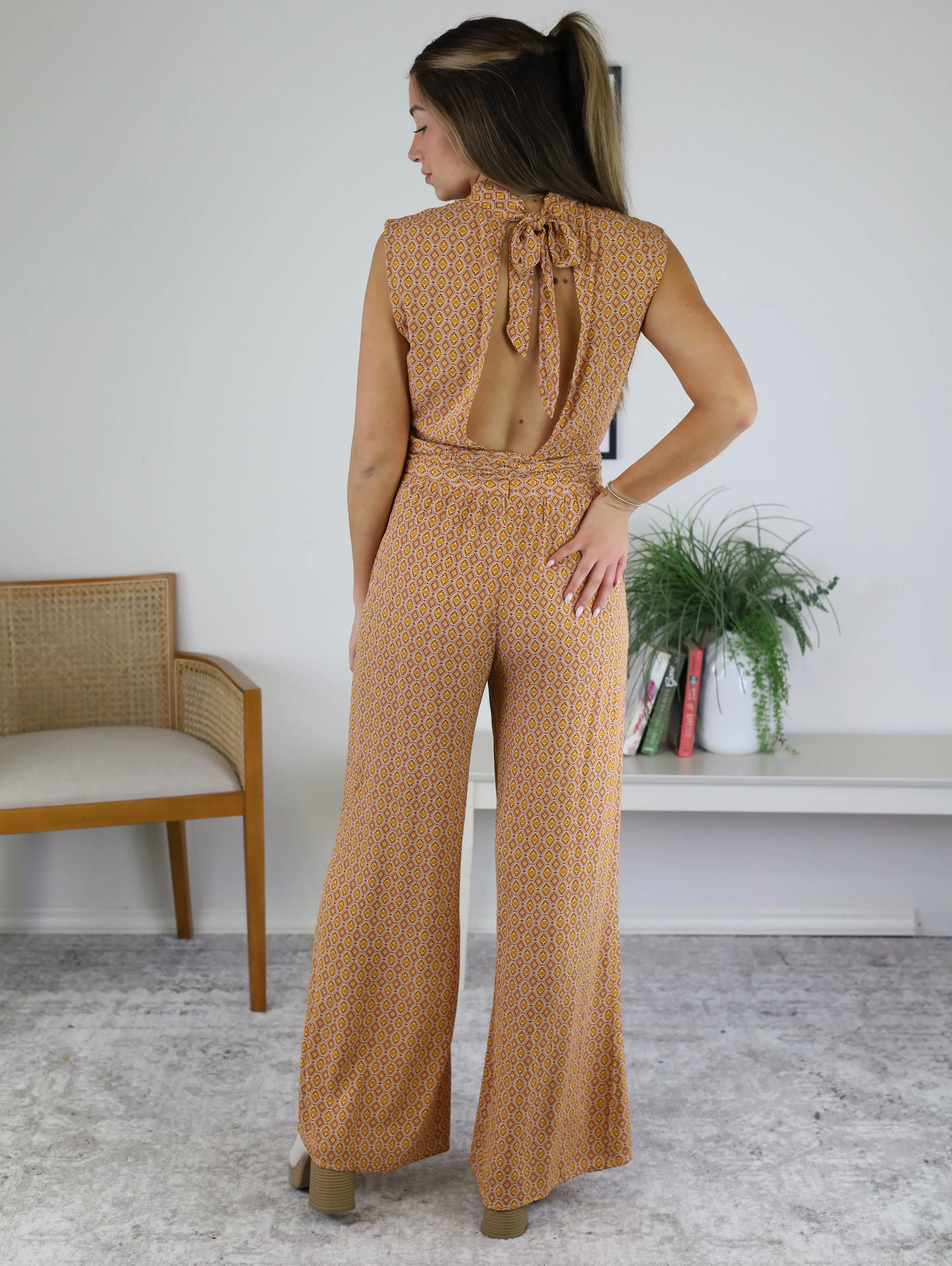 Annmarie Open Back Jumpsuit