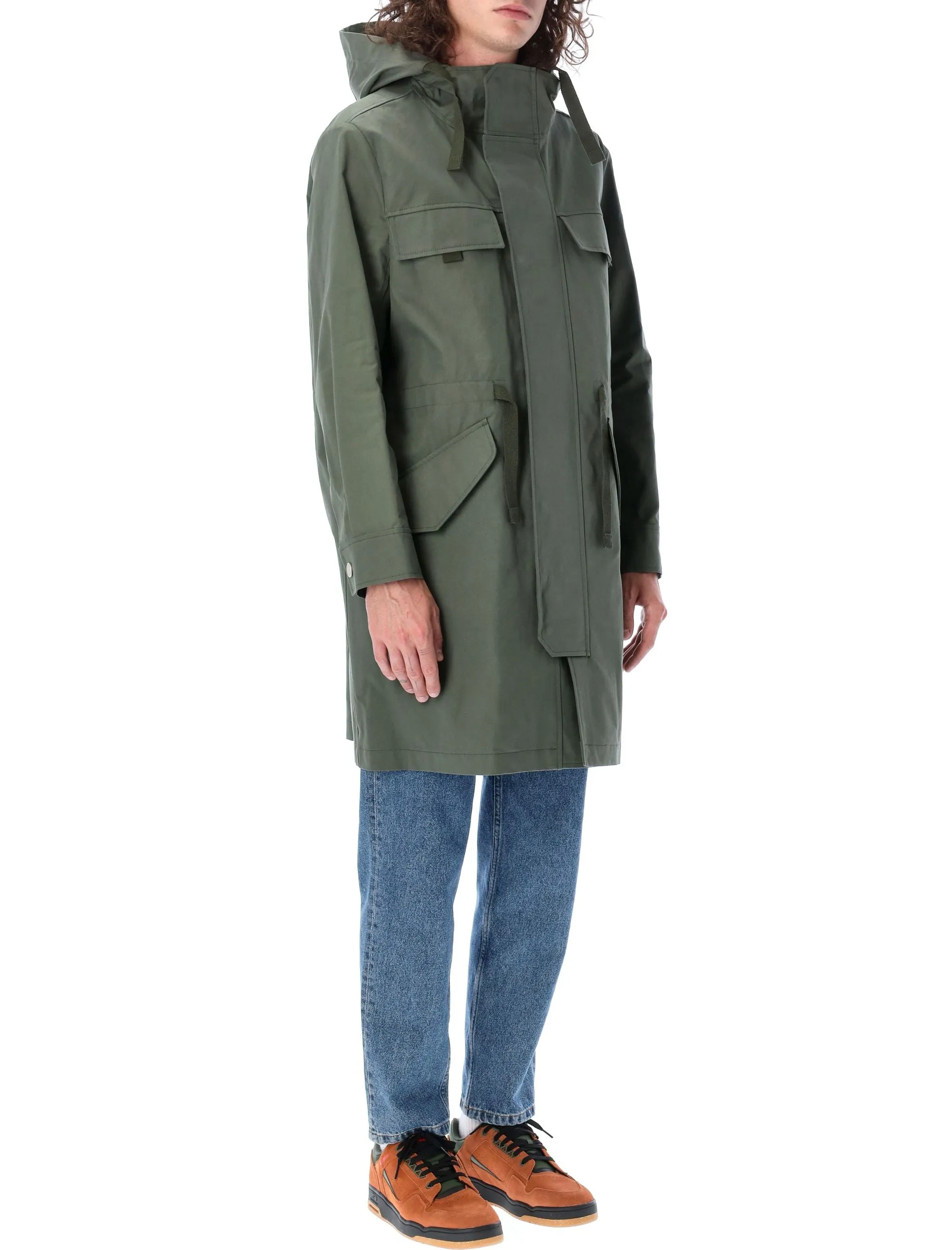 A.P.C. Yael Hooded Drawstring Parka