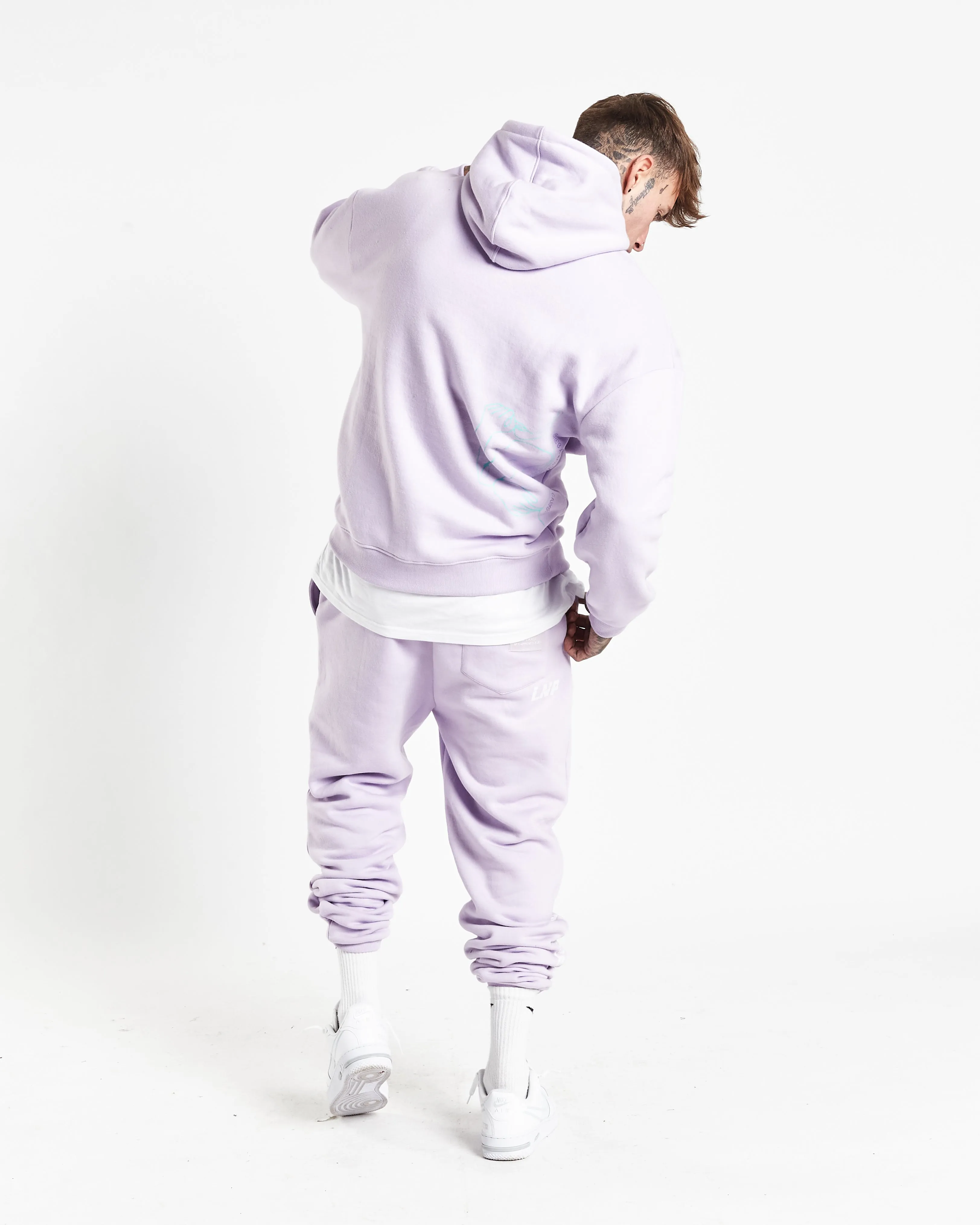 Bad Habits Relaxed Jogger In Pastel Lilac