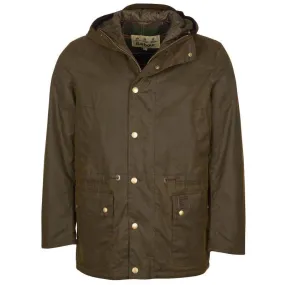 Barbour Ripon Mens Wax Jacket - Olive