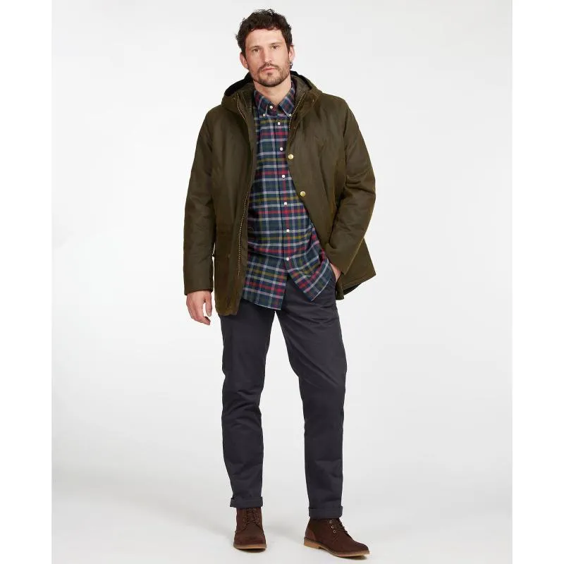 Barbour Ripon Mens Wax Jacket - Olive