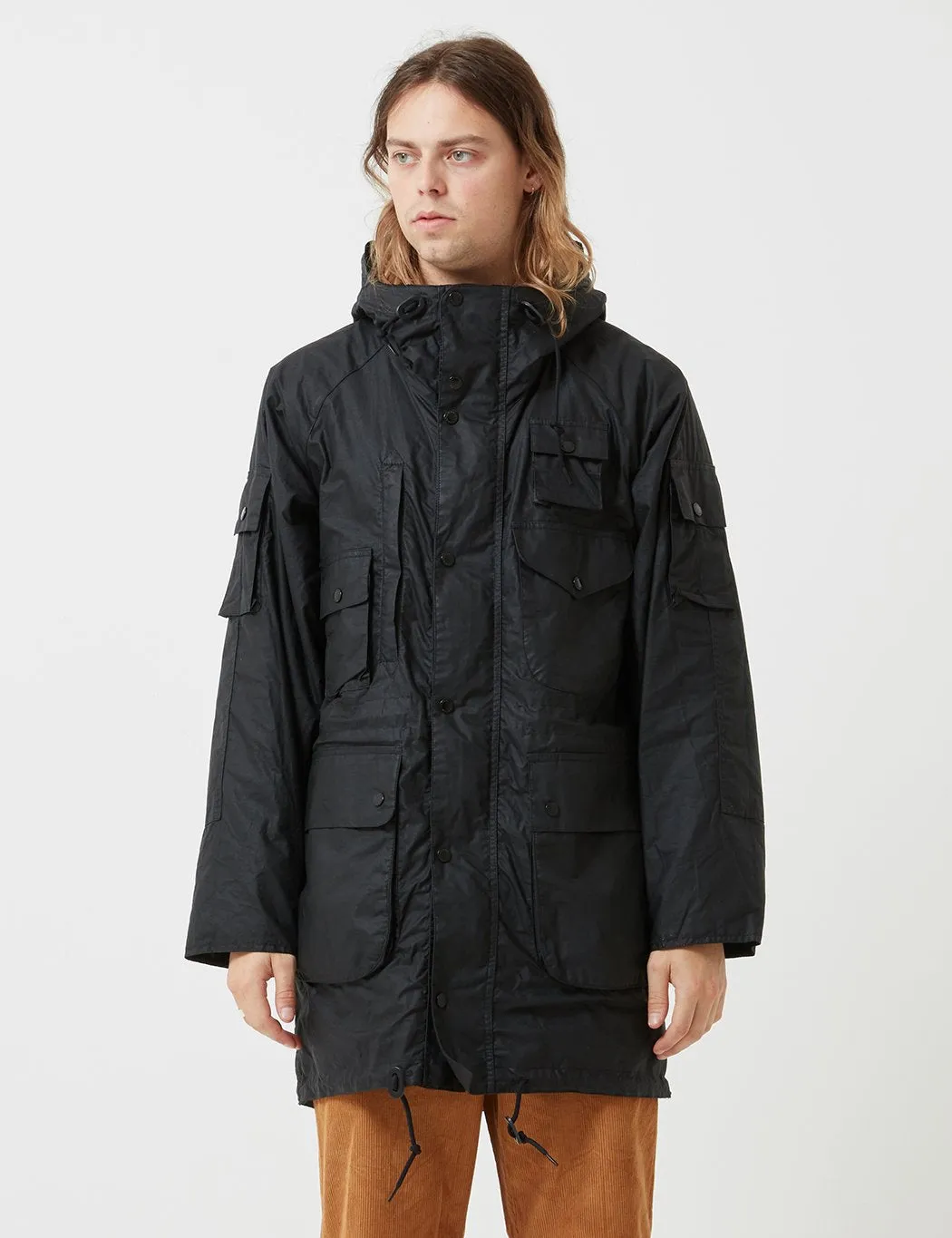 Barbour x Engineered Garments Parka (Wax) - Black