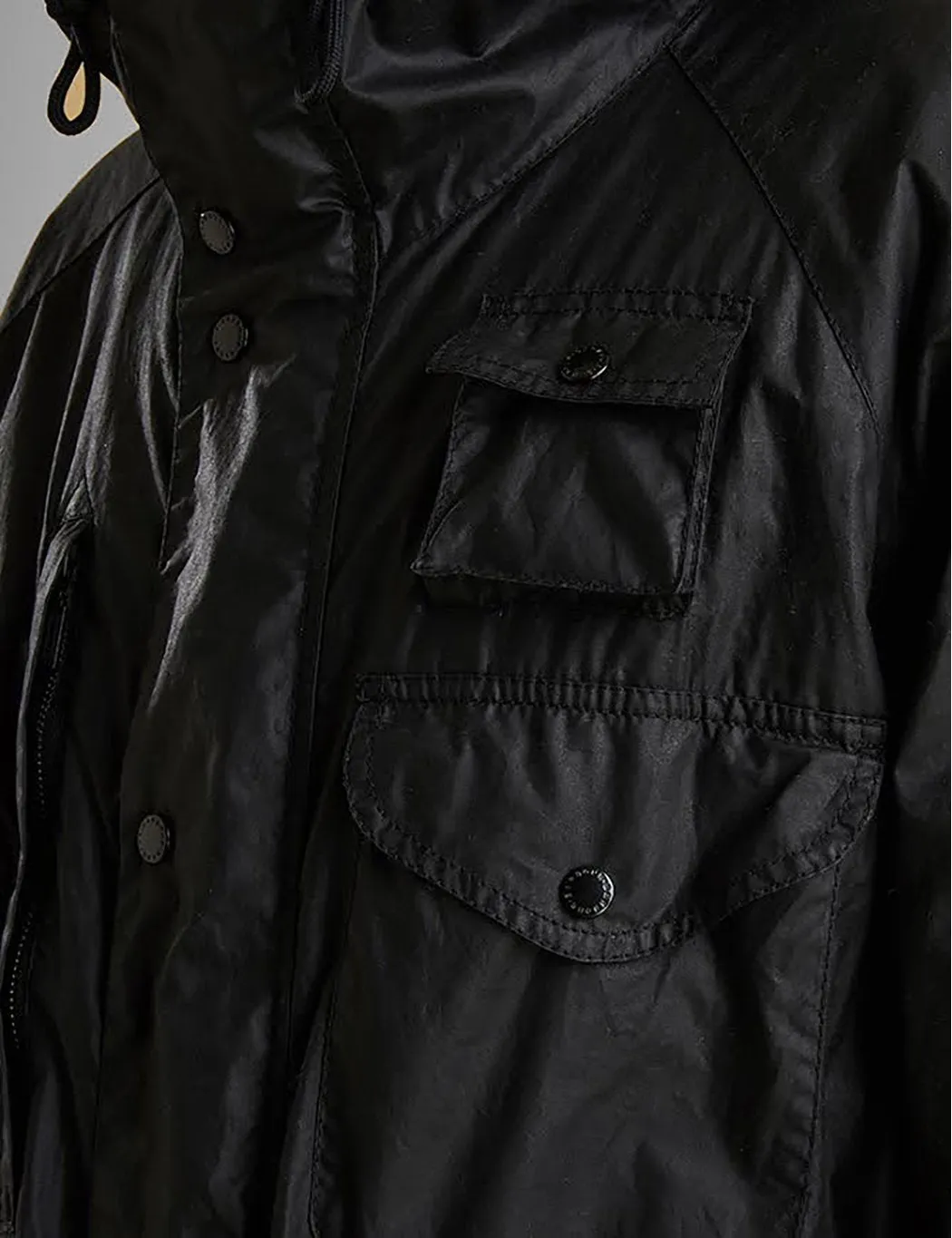 Barbour x Engineered Garments Parka (Wax) - Black