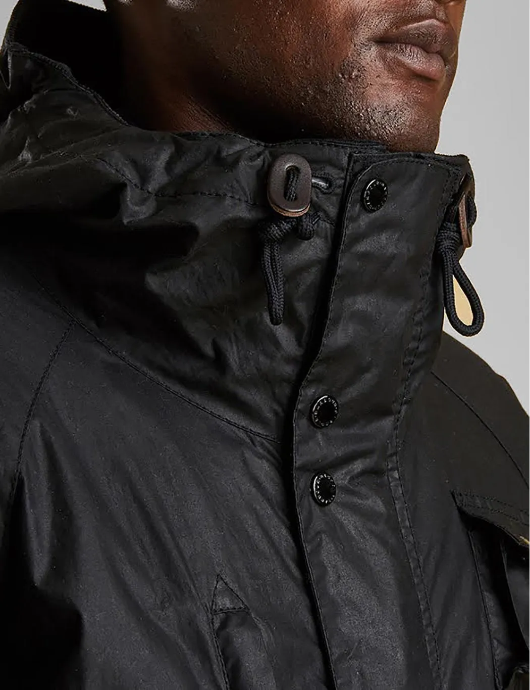 Barbour x Engineered Garments Parka (Wax) - Black