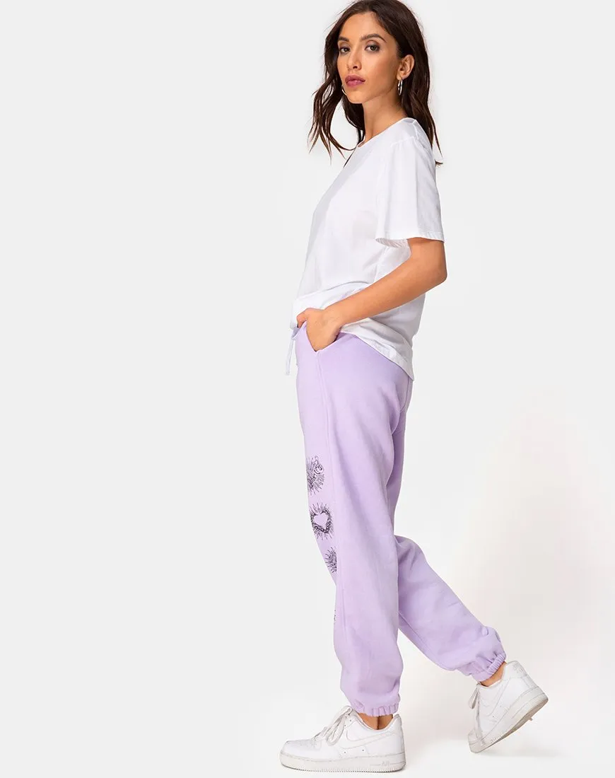 Basta Jogger in Lilac 'All Of My Bones'