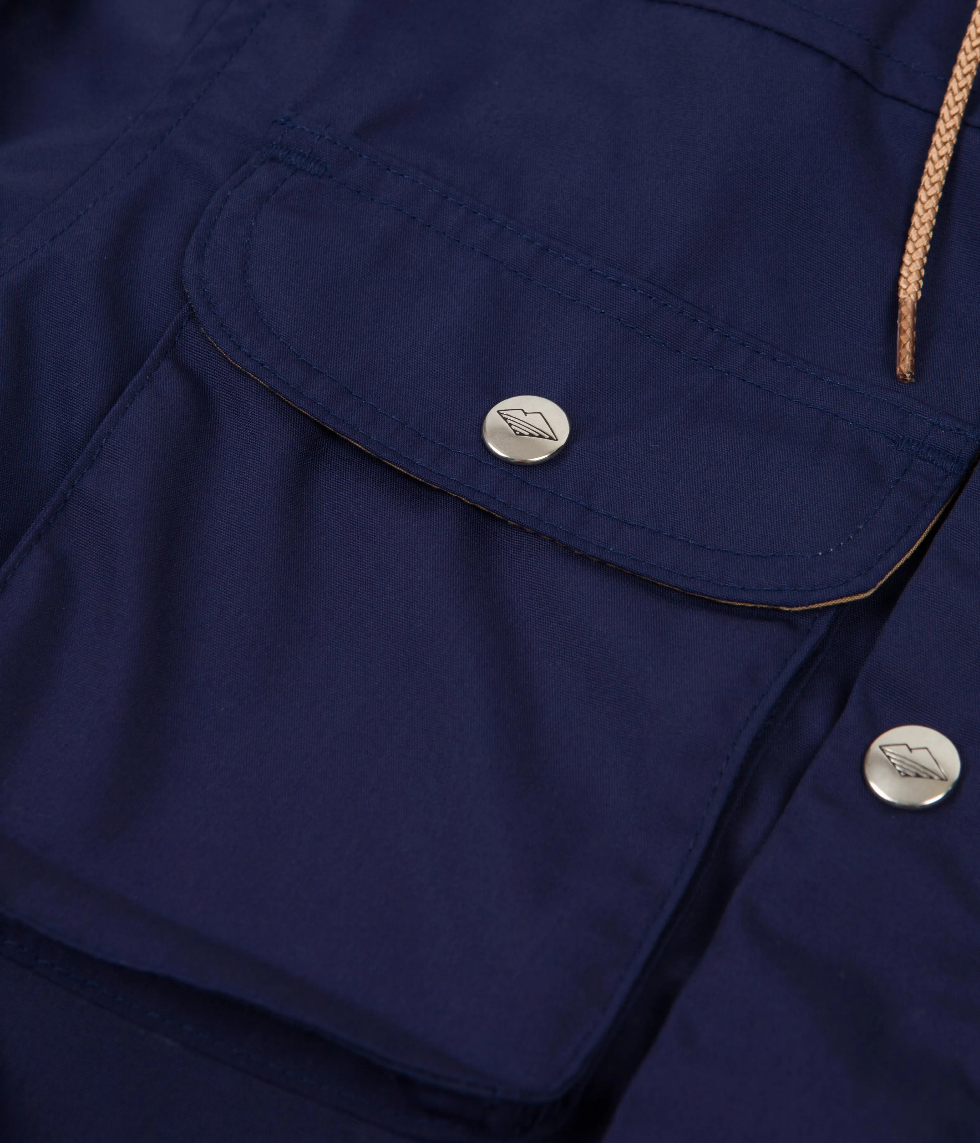 Battenwear Travel Shell Parka - Navy / Khaki