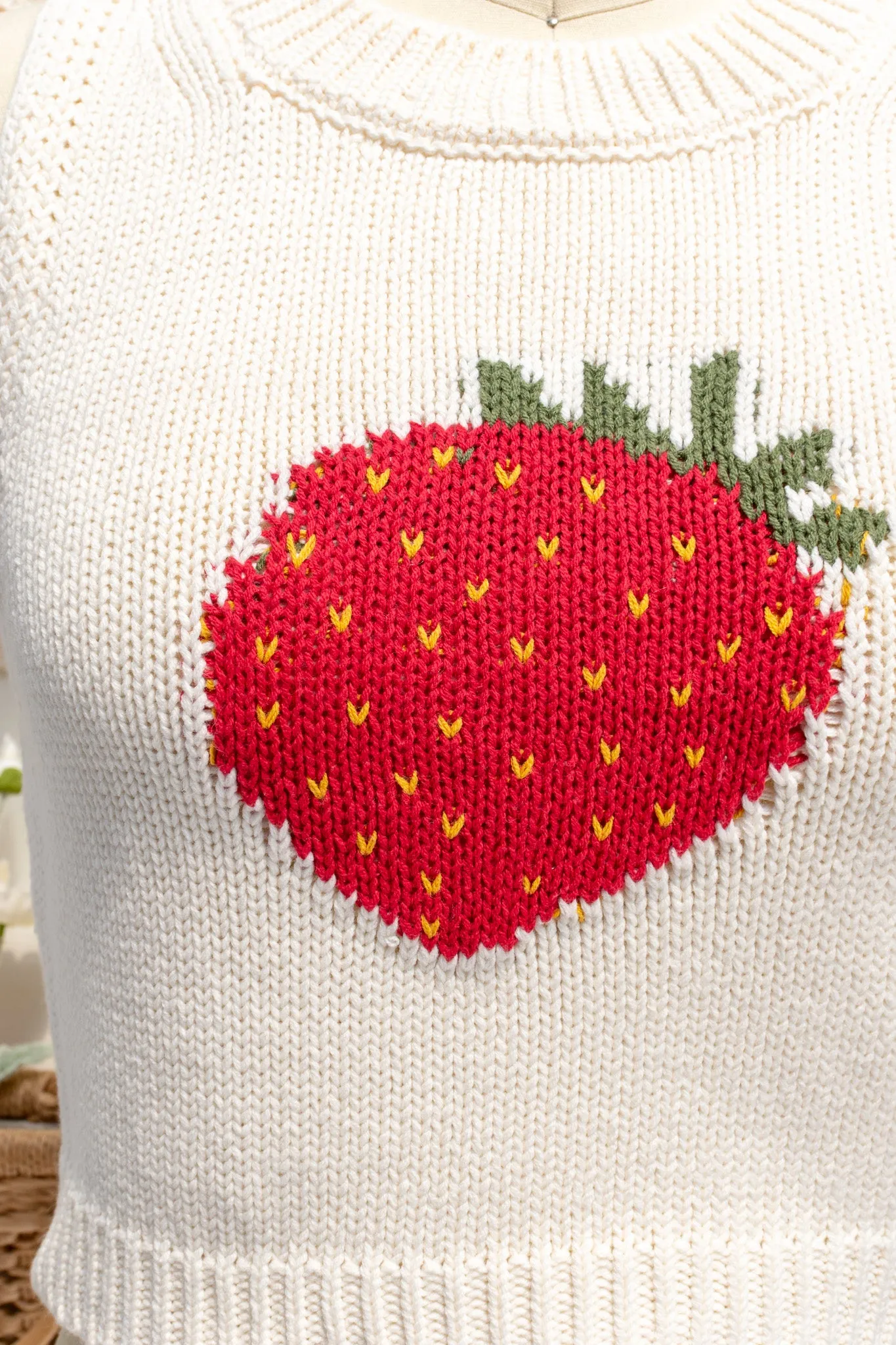 Berry Picking Knit Top