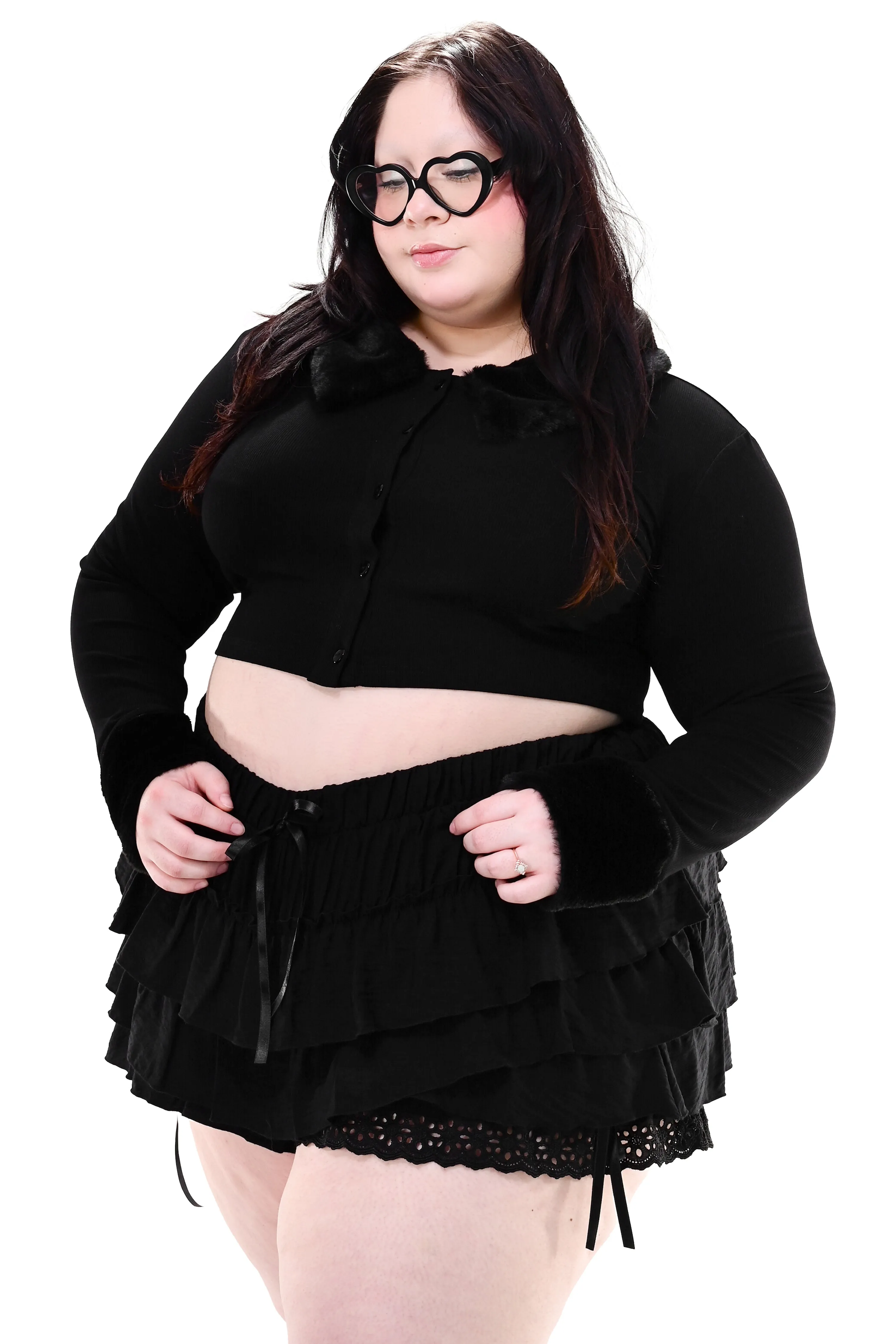 Black Ruffle Bloomers