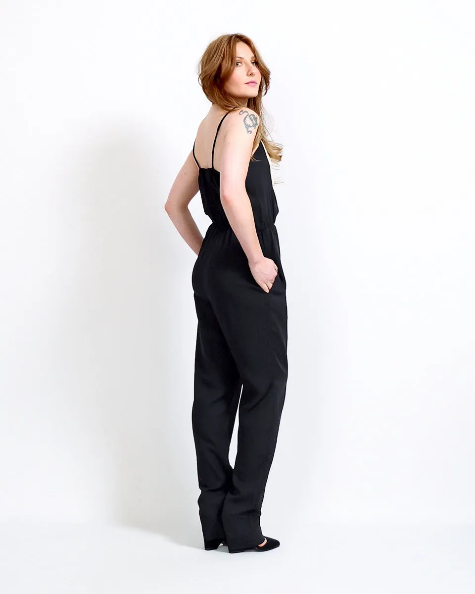 Bow Tie Tuxedo Jumpsuit