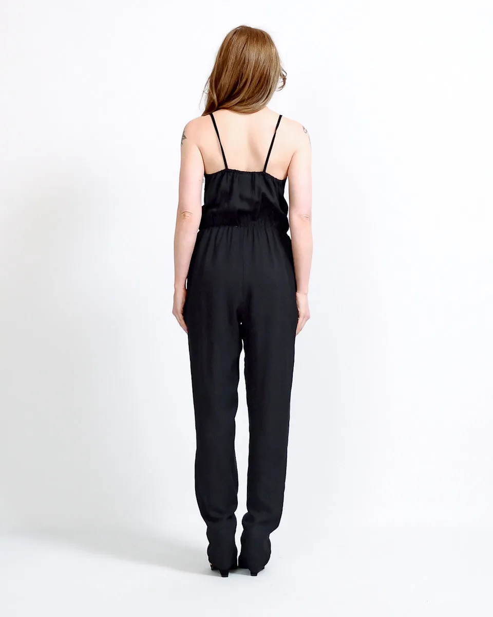 Bow Tie Tuxedo Jumpsuit