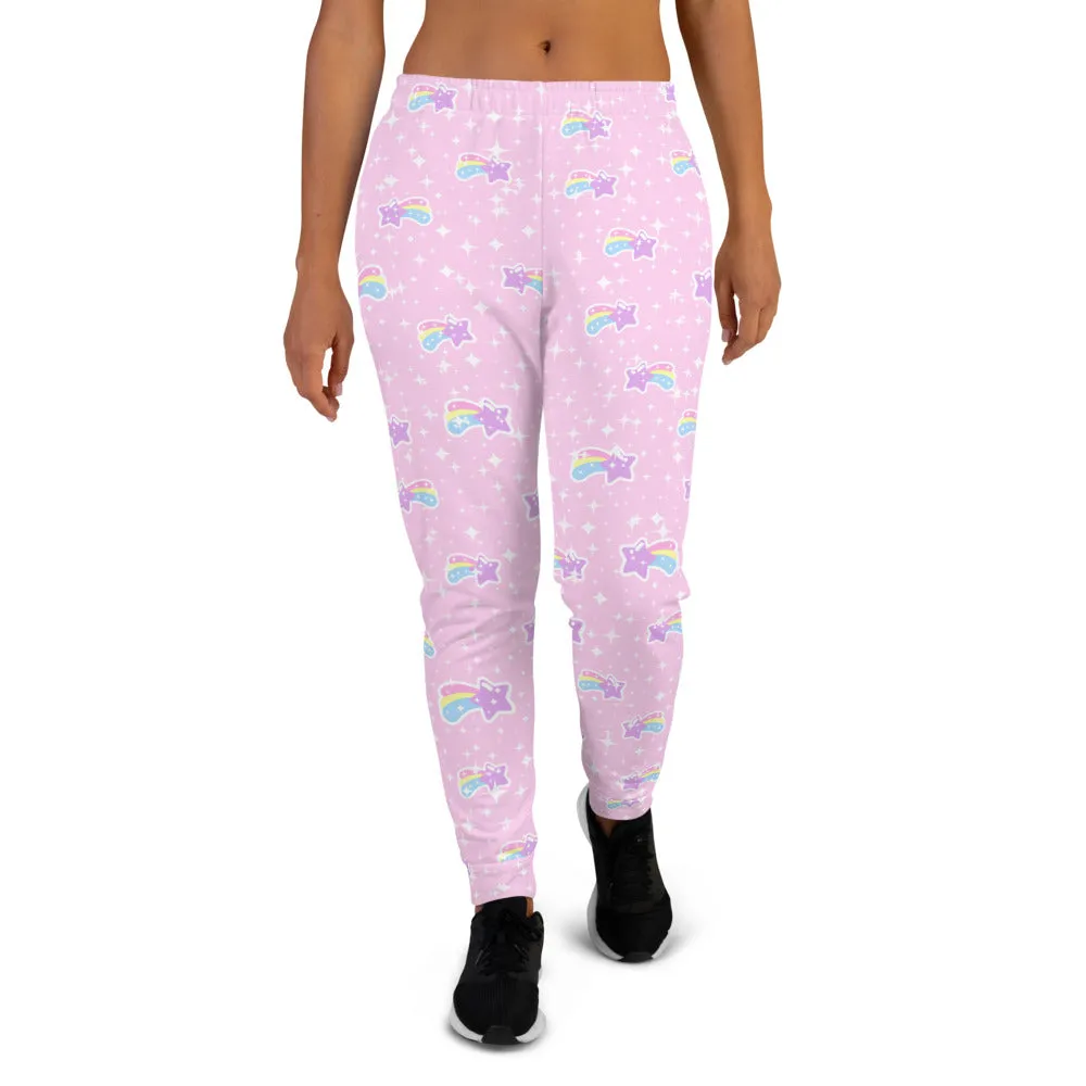 Bubblegum Bunny Shooting Stars Women's Joggers