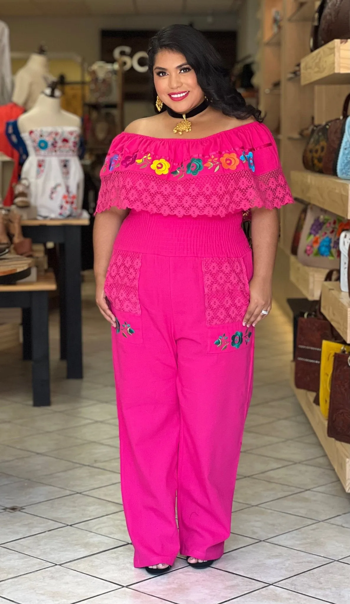 Campesino Floral Deluxe Jumpsuit