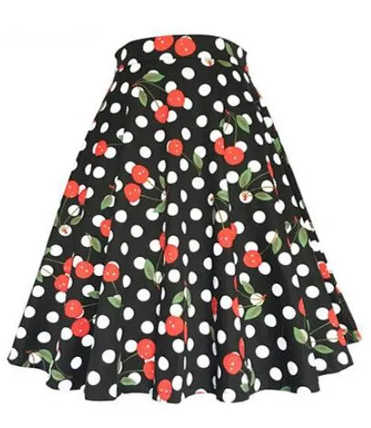 Casual Kawaii Plaid Women Vintage Skirt 50s 60s 40s Harajuku Preppy Floral Printed Japanese School Uniforms Ladies Summer Skater