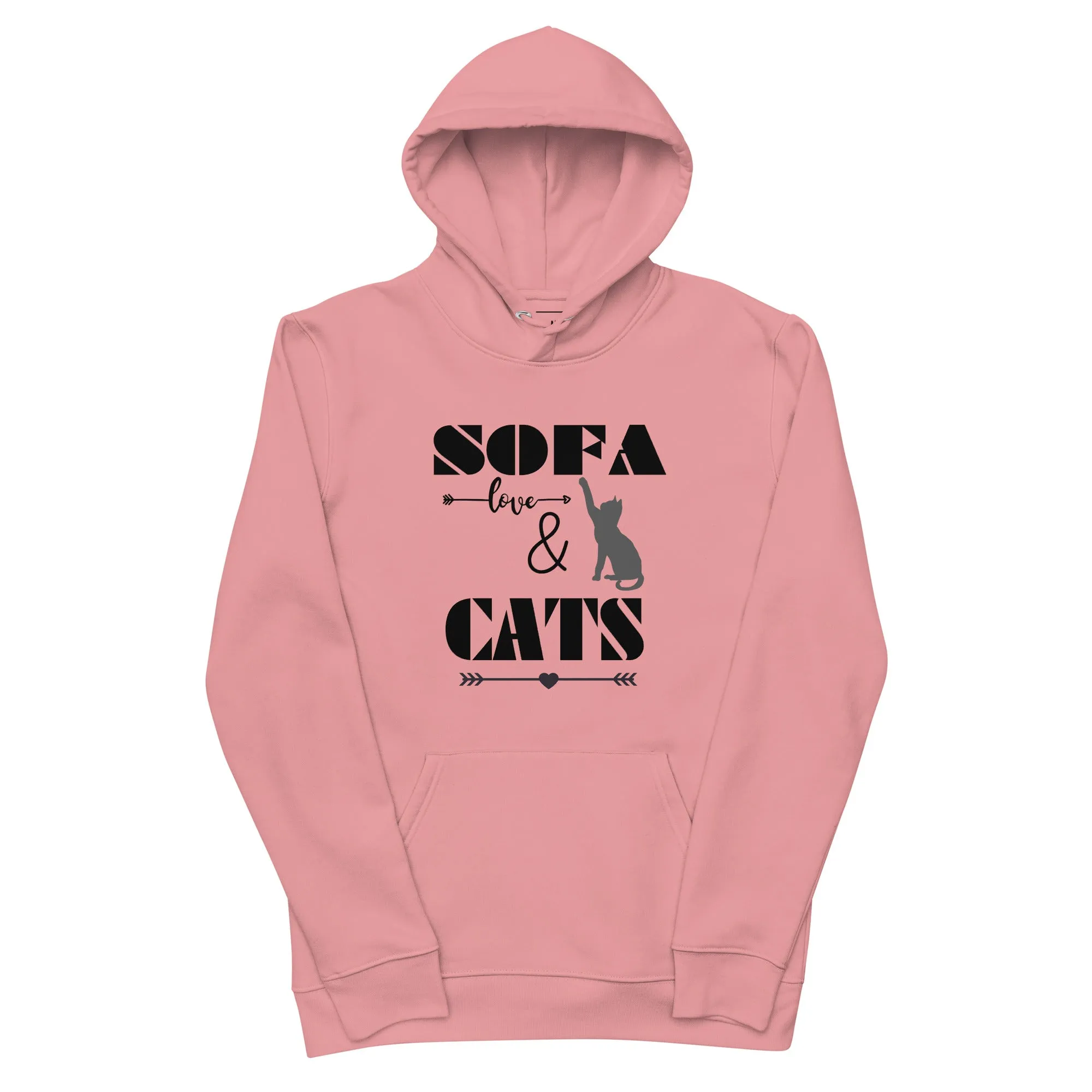 Cats & Sofa, unisex eco hoodie