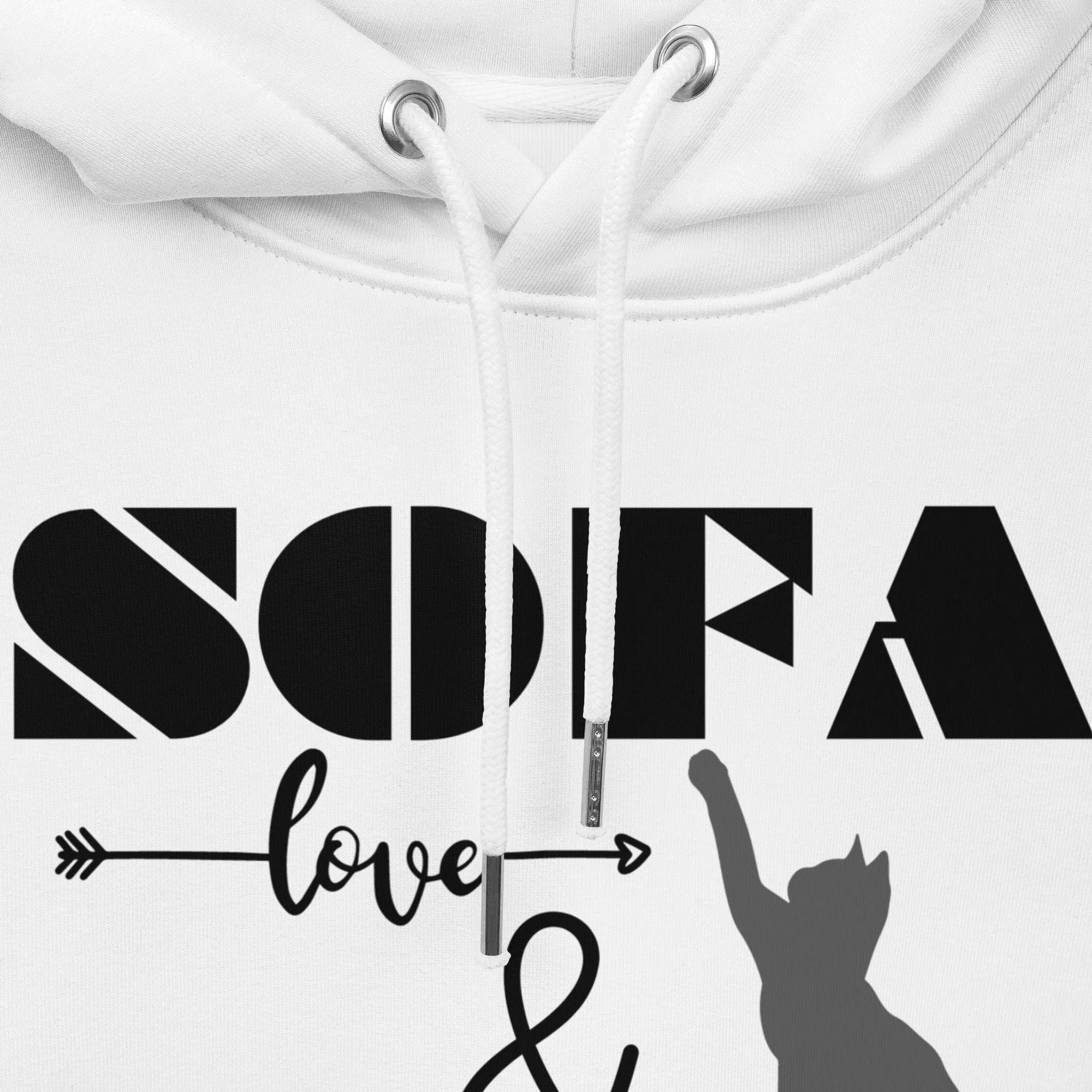 Cats & Sofa, unisex eco hoodie