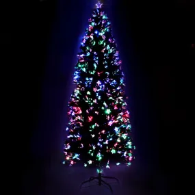 Christmas Tree 2.4M LED Xmas trees with Lights Multi Colour