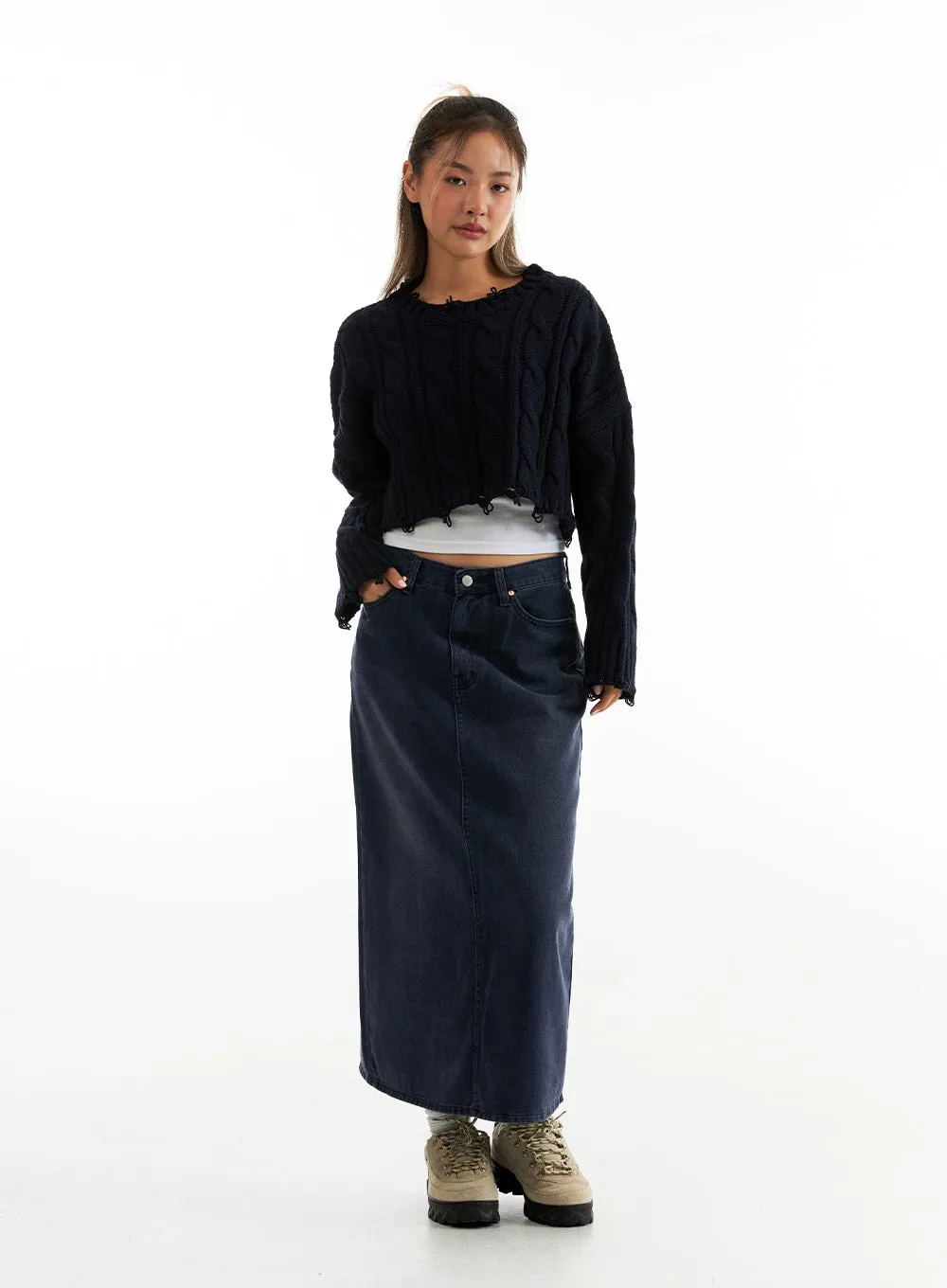 Cotton Bliss Maxi Skirt CO313