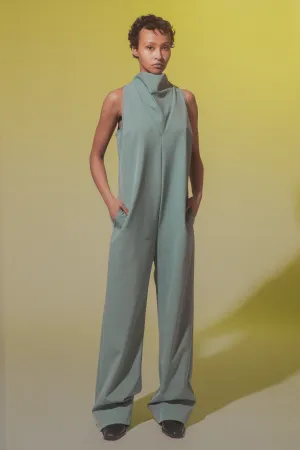 Cowl Neck Jumpsuit - Laurel