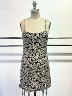 Daisy Lynn Sleeveless Mini Floral Dress with Slit