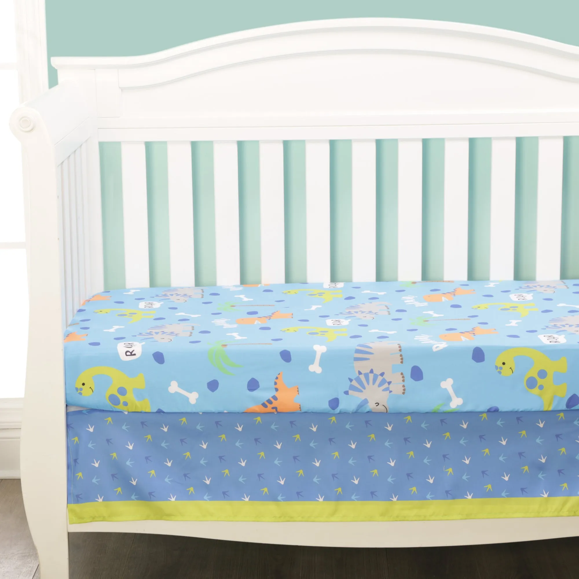 Dinosaur 4 Pc Crib Bedding Set