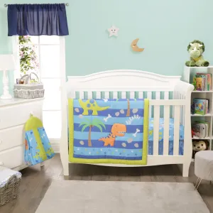 Dinosaur 4 Pc Crib Bedding Set