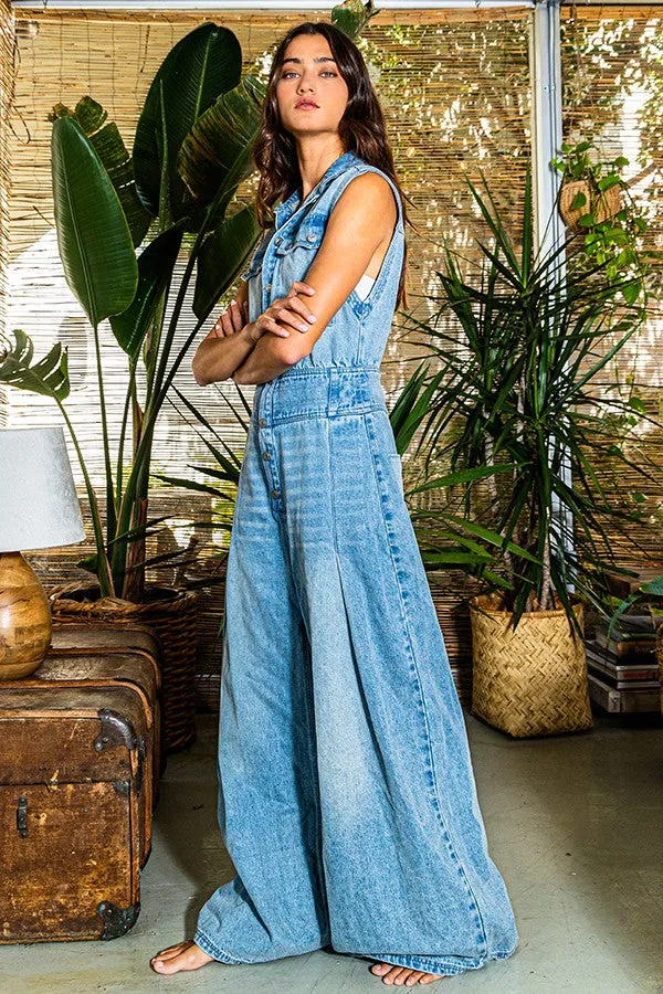 Downtown Denim Jumpsuit