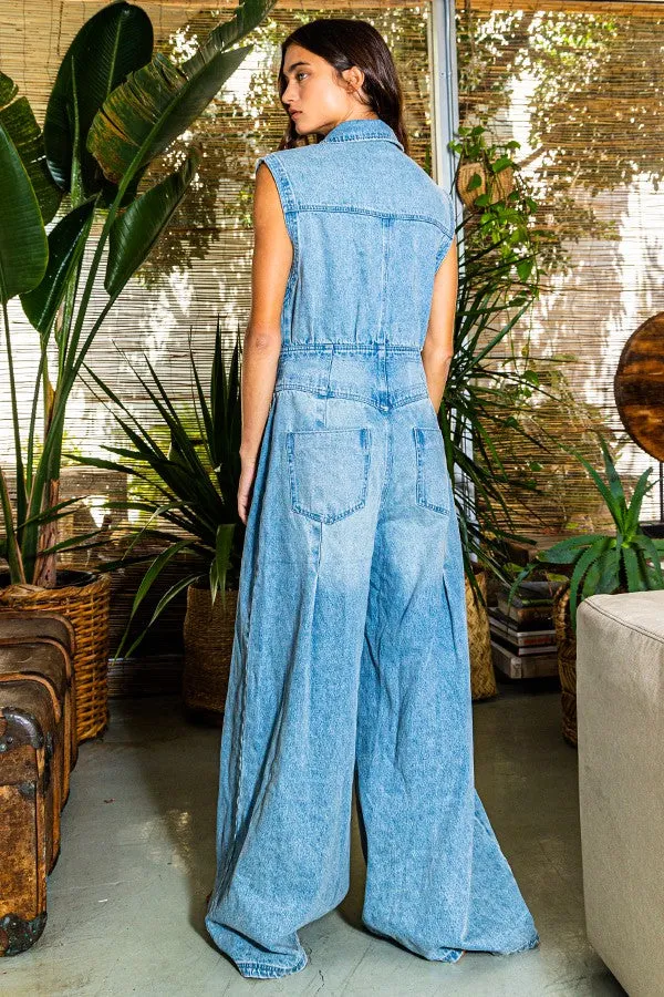 Downtown Denim Jumpsuit