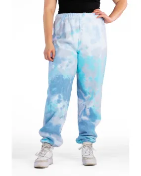 Dream Cloud Dye Essential Fleece Sweatpants - Turquoise