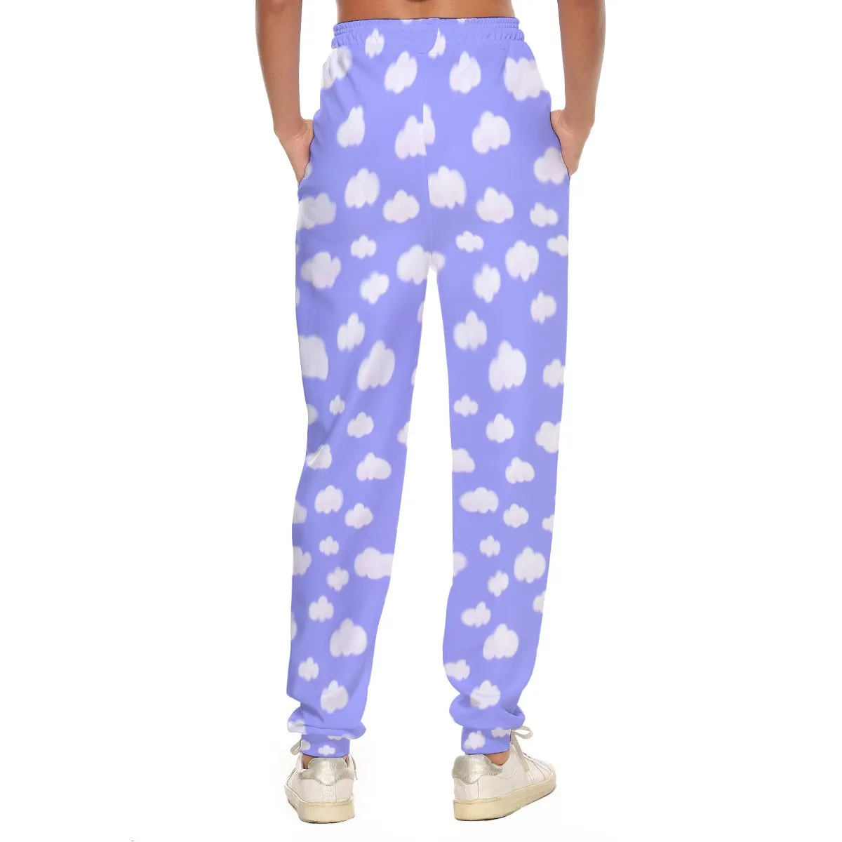 Dreamy Clouds Women's Sweatpants (Periwinkle)