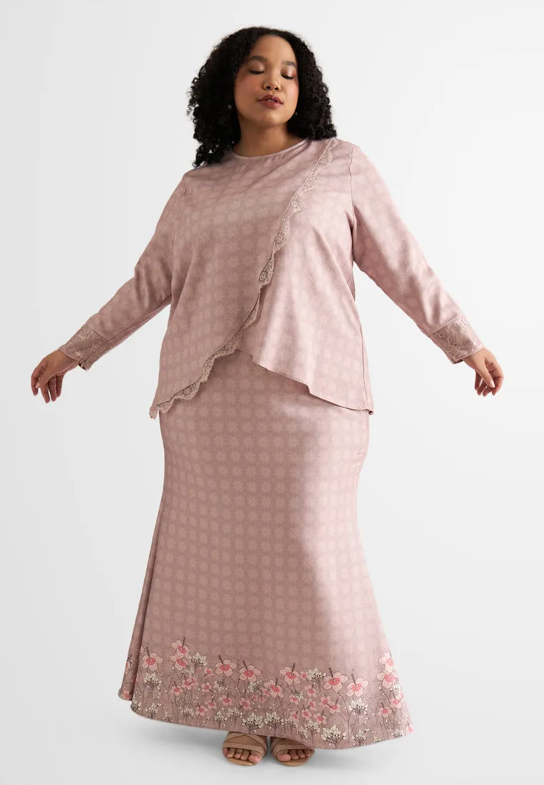 Eilma Semarak Raya Overlap Design Modern Kurung Set