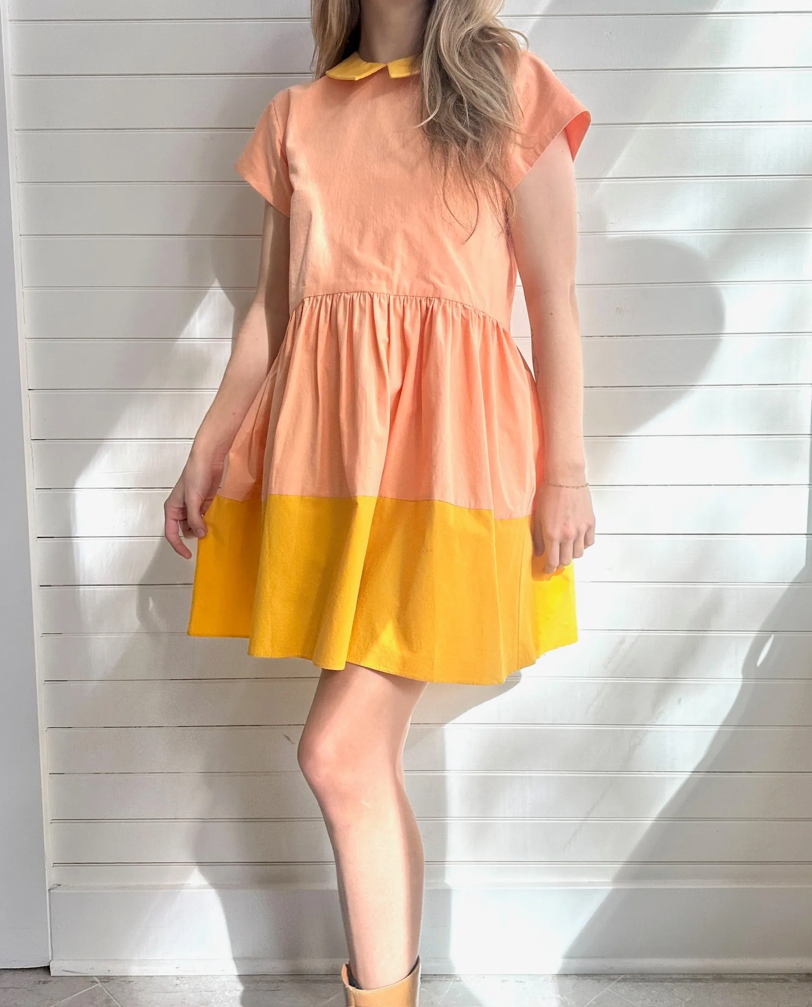 Eva Dress- Peach Sorbet