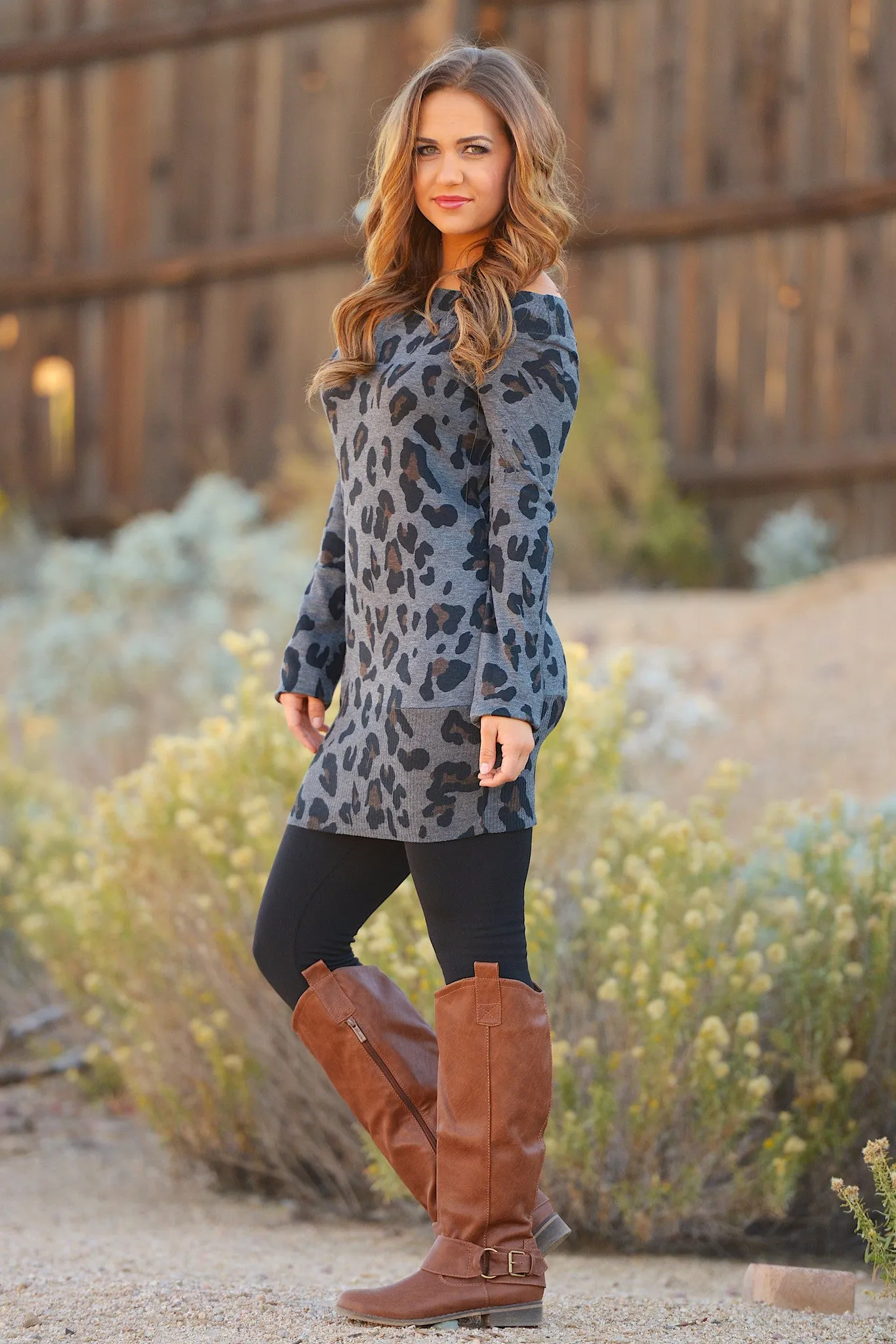 Fate Loves The Fearless Leopard Tunics