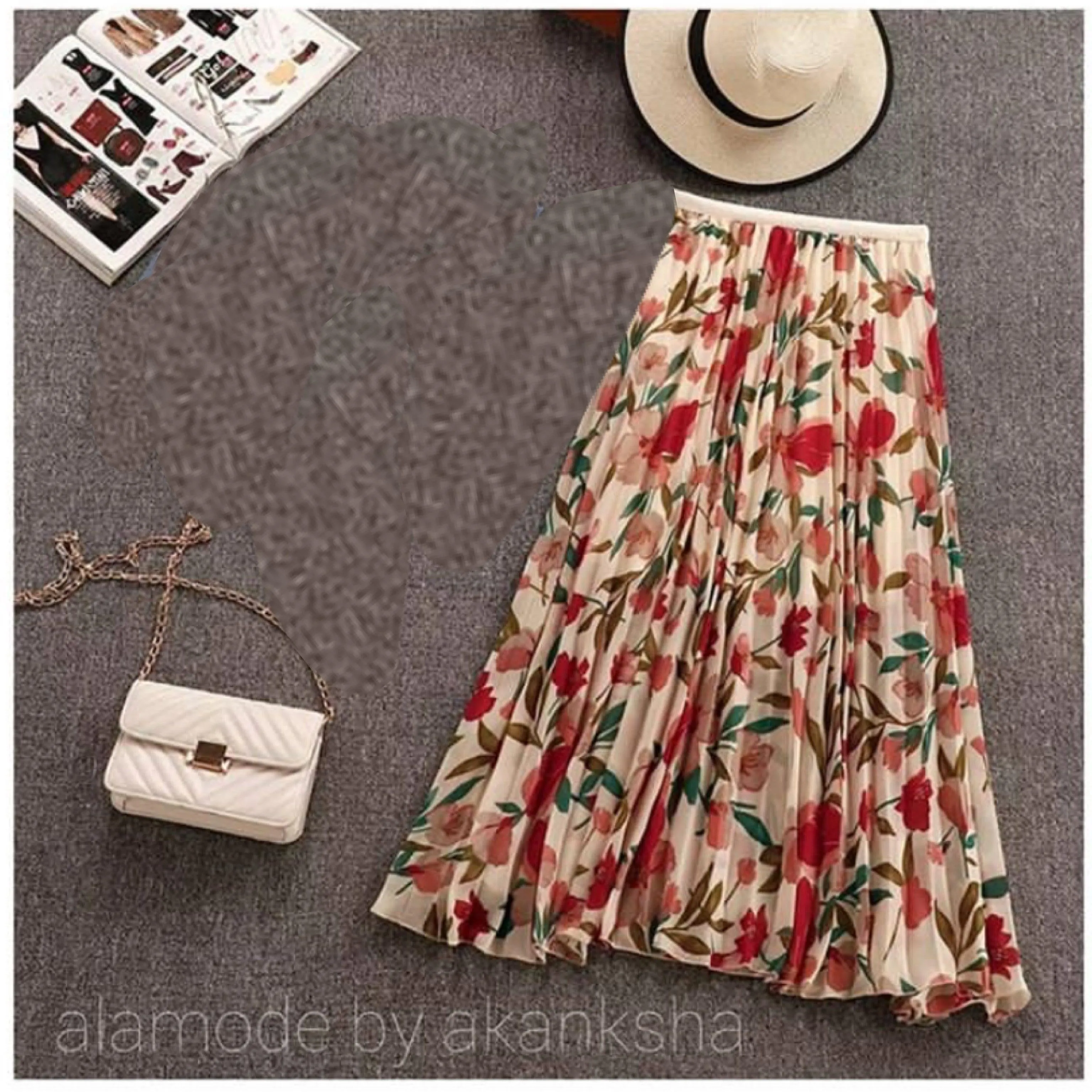 Floral Glam Skirt