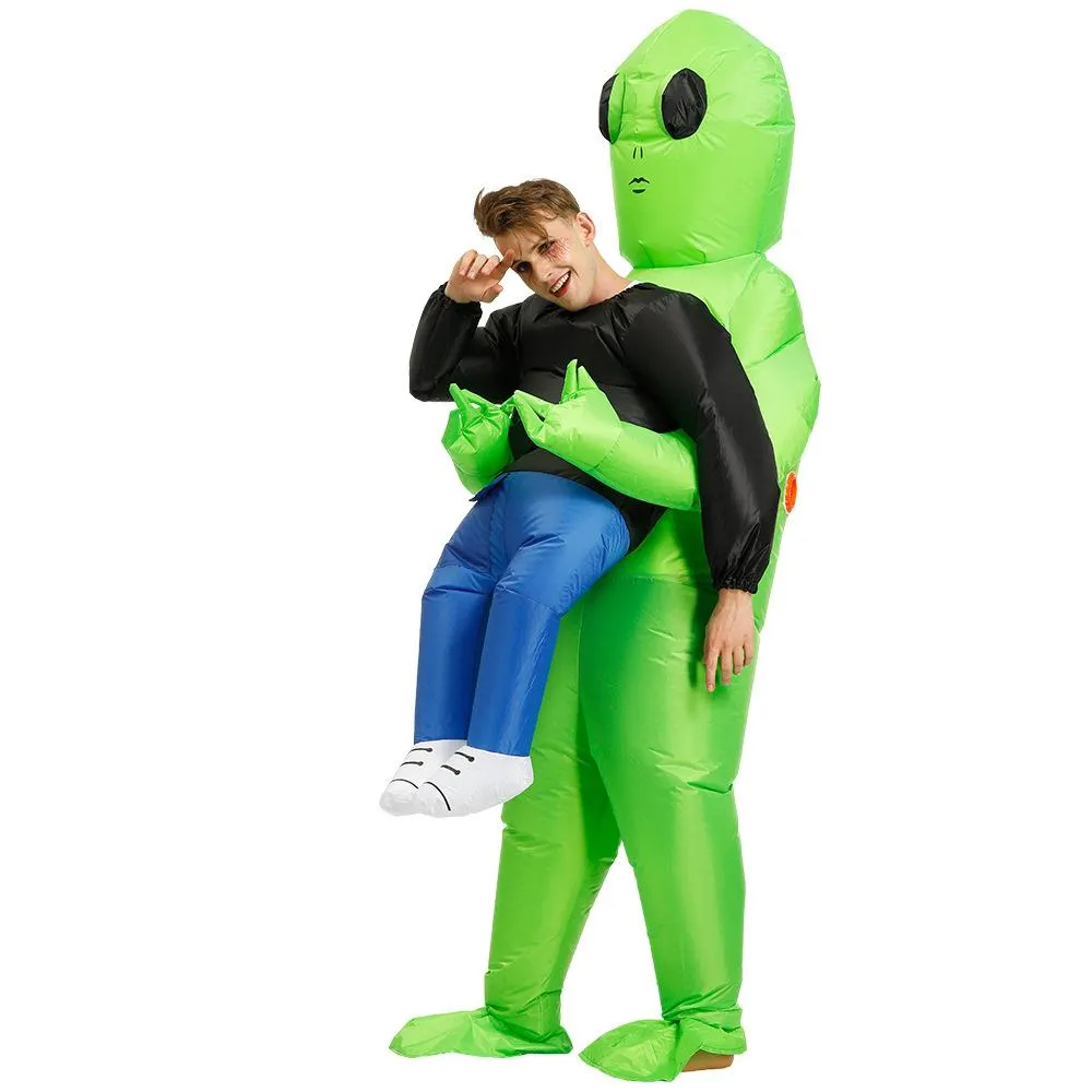 Funny inflatable Alien costume Halloween Party for Adult Kids