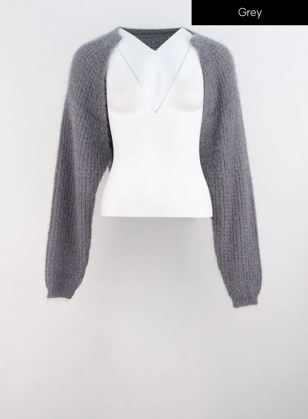 Fuzzy Crop Bolero IS304