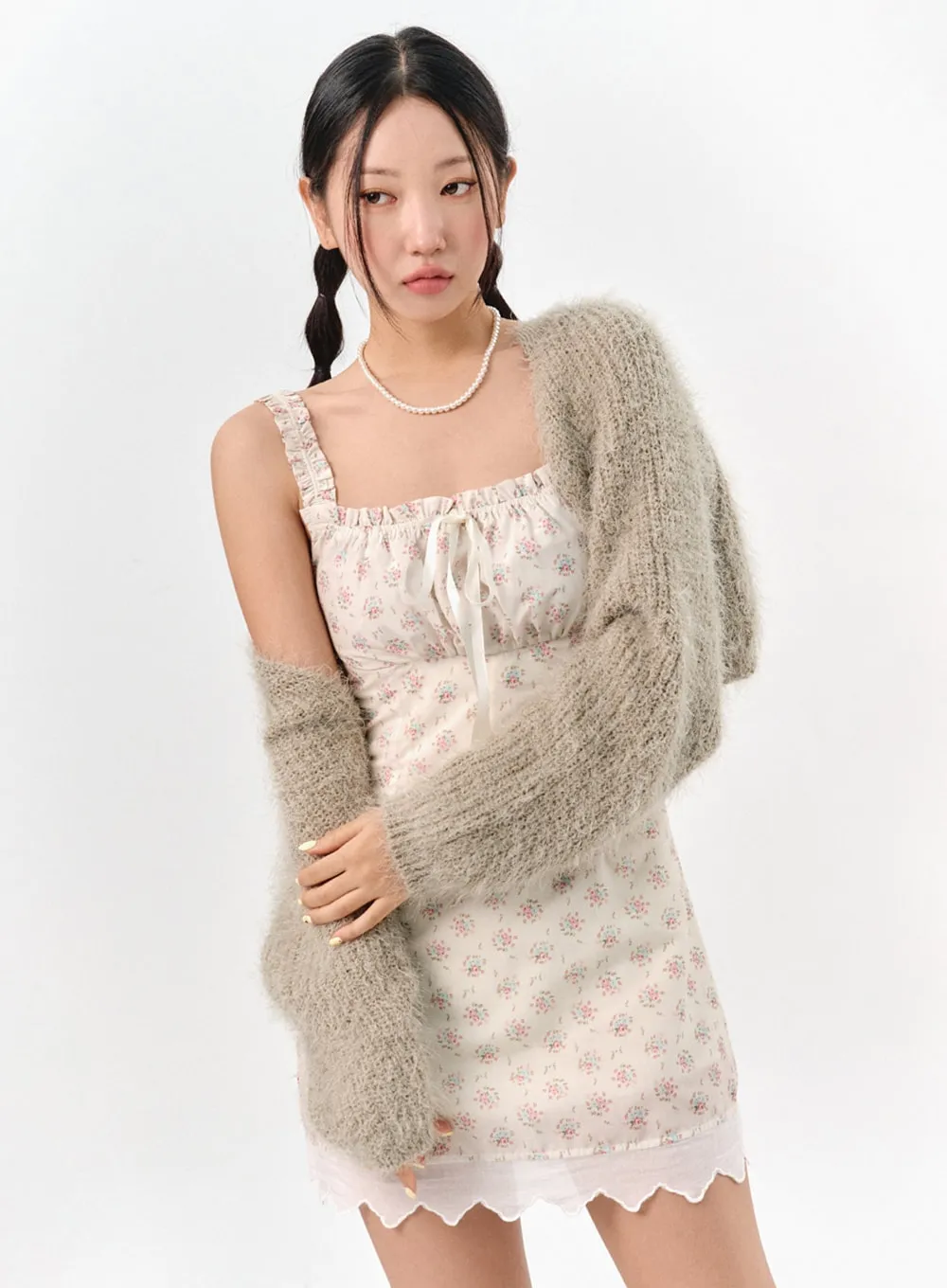 Fuzzy Crop Bolero IS304