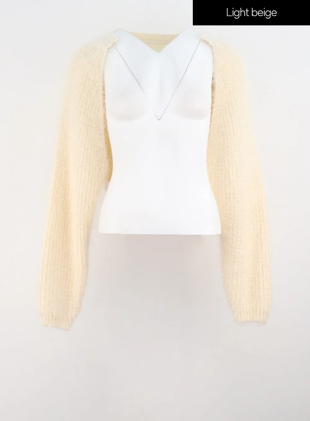 Fuzzy Crop Bolero IS304