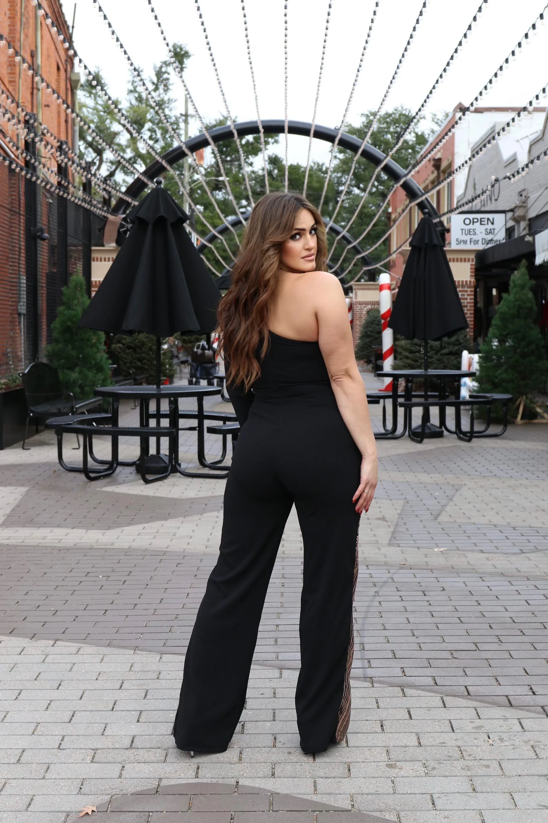 Gia One Sleeve Jumpsuit