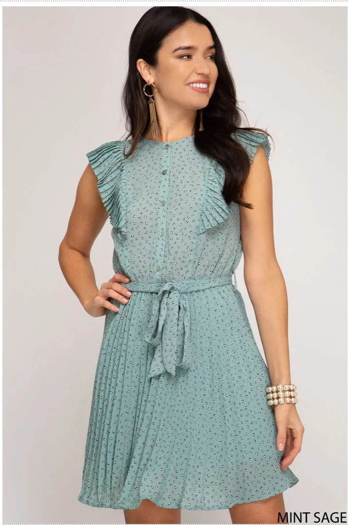 Greta Ruffle Day Dress