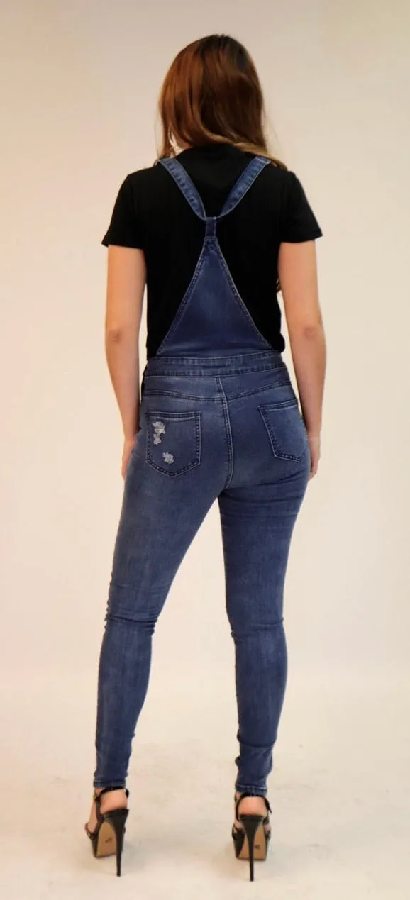 H-2669 Long Denim Jumper