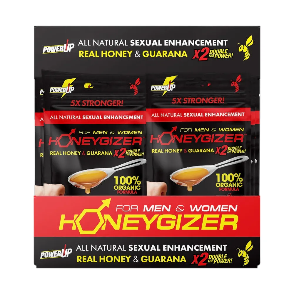 HONEYGIZER Male Sexual Enhancement- Real Honey & Guarana (1 Spoon)