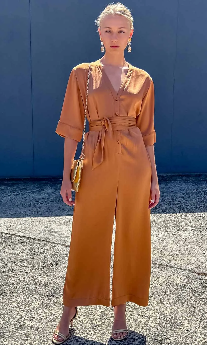 Hoss Kyoto Jumpsuit - Light Copper